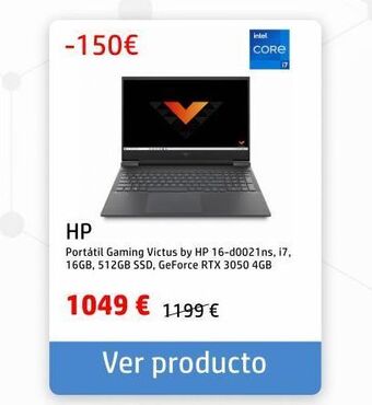 HP Portátil gaming victus by hp oferta