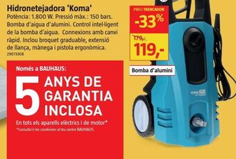 Bauhaus Hidrolimpiadora oferta