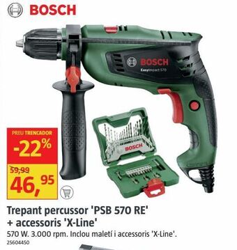 Bauhaus Taladro percutor bosch oferta