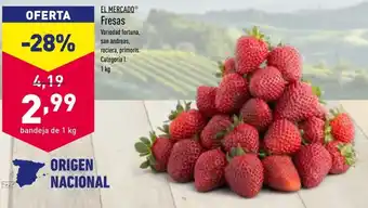 ALDI El Mercado Fresas 1 kg oferta