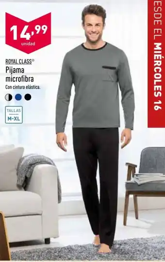 ALDI Royal Class Pijama microfibra oferta