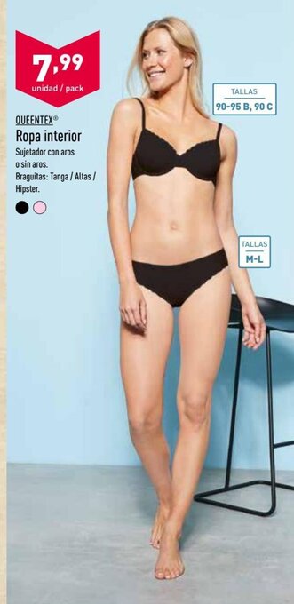 ALDI Queentex Ropa interior oferta