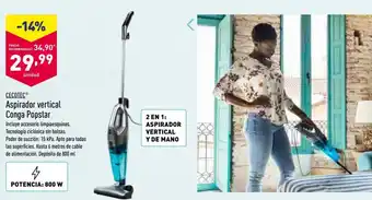 ALDI Cecotec Aspirador vertical Conga Popstar oferta