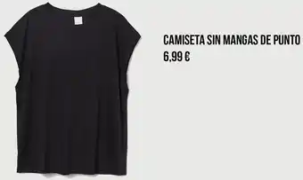 H&M Camiseta sin mangas de punto oferta