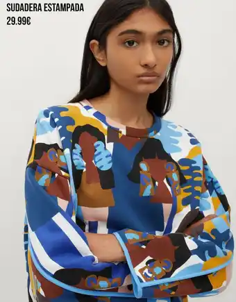 Sudadera estampada