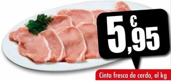 Unide Supermercados Cinta fresca de cerdo oferta