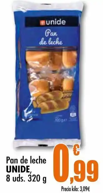 Unide Supermercados Unide pan de leche oferta