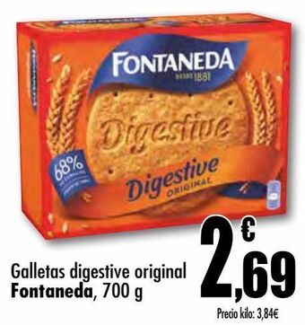 Unide Supermercados Galletas digestive original fontaneda oferta