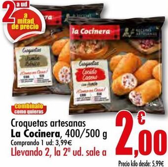 Unide Supermercados Croquetas artesanas la cocinera oferta