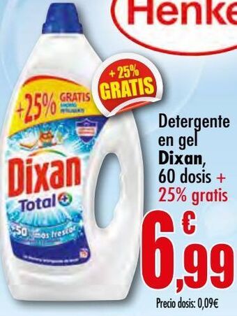 Unide Supermercados Detergente en gel dixan oferta