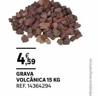 Leroy Merlin Grava Volcánica oferta
