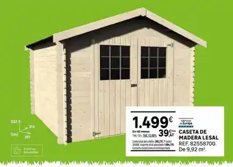 Leroy Merlin Caseta De Madera Lesal oferta