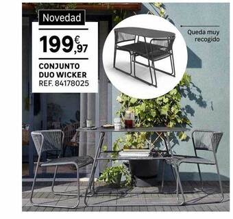 Leroy Merlin Conjunto Duo Wicker oferta