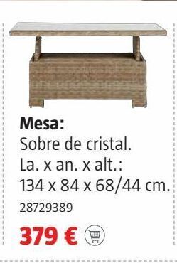 Bauhaus Mesa oferta