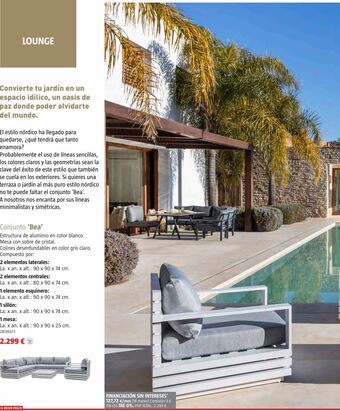 Bauhaus Muebles de jardín oferta
