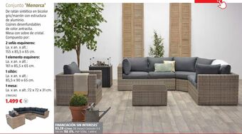 Bauhaus Muebles de jardín oferta