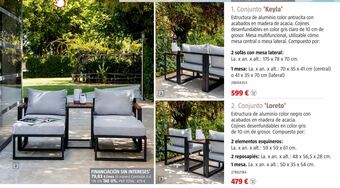 Bauhaus Muebles de jardín oferta