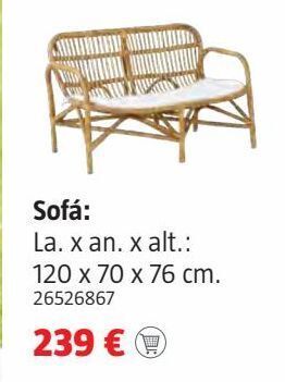 Bauhaus Sofá de jardín oferta