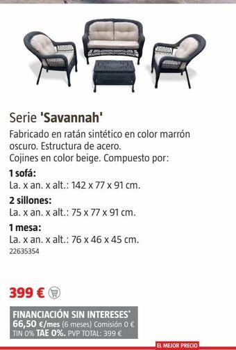 Bauhaus Conjunto de jardín oferta