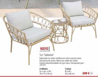 Bauhaus Conjunto de jardín oferta