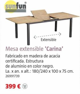Bauhaus Mesa oferta
