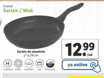 Lidl Ernesto Sartén / Wok 28cm oferta