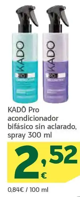 HiperDino Kado pro acondicionador bifásico sin aclarado, spray 300 ml oferta