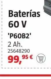 Bauhaus Batería 60v oferta