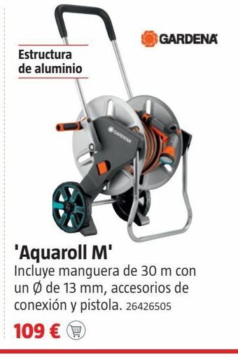 Bauhaus Carro portamangueras gardena oferta