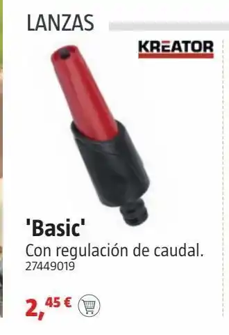Bauhaus Lanza de riego kreator oferta