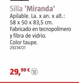 Bauhaus Sillas oferta