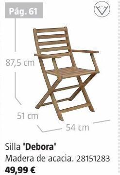 Bauhaus Silla de jardín multiposiciones oferta