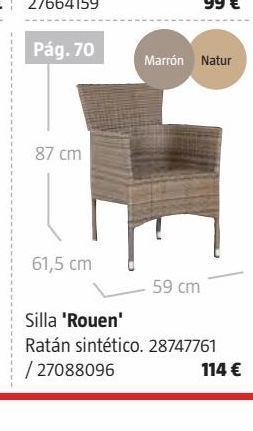 Bauhaus Silla de terraza oferta