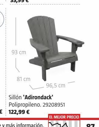 Bauhaus Sillón de jardín oferta