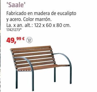 Bauhaus Banco de jardín oferta