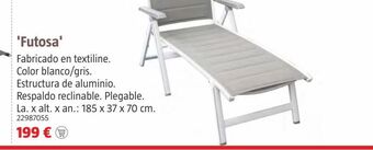 Bauhaus Tumbona reclinable oferta