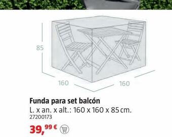 Bauhaus Fundas muebles jardín oferta