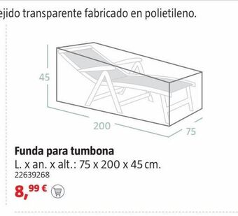 Bauhaus Fundas muebles jardín oferta