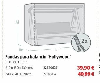 Bauhaus Fundas muebles jardín oferta