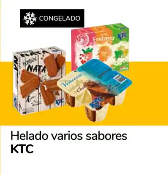 Supeco KTC Helado varios sabores oferta
