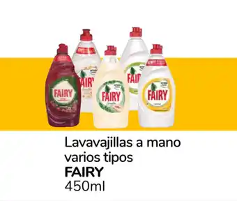 Supeco Fairy Lavavajillas a mano varios tipos 450ml oferta