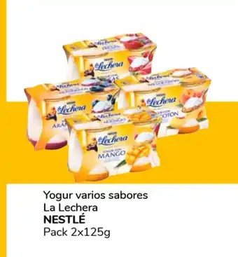 Supeco Nestlé La Lechera Yogur varios sabores, Pack 2x125g oferta