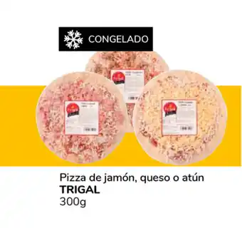 Supeco Trigal Pizza de jamón, queso o atún 300g oferta