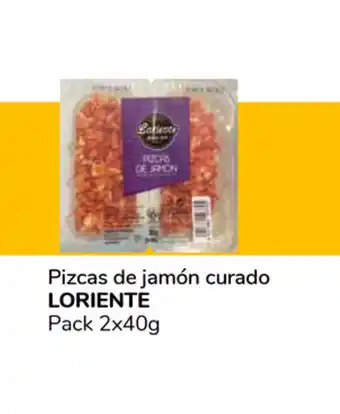 Supeco Loriente Pizcas de jamón curado, Pack 2x40g oferta