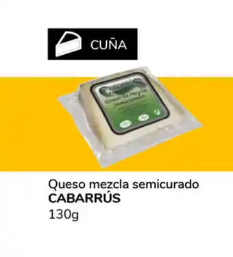Supeco Cabarrús Queso mezcla semicurado 130g oferta