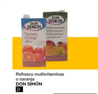 Supeco Don Simón Refresco multivitaminas o naranja 2L oferta