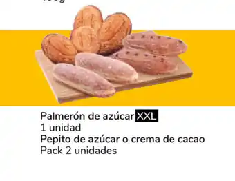 Supeco Palmerón de azúcar XXL 1 unidad, Pepito de azúcar o Crema de cacao, Pack 2 unidades oferta