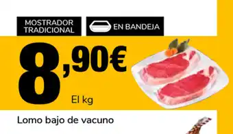 Supeco Lomo bajo de vacuno oferta