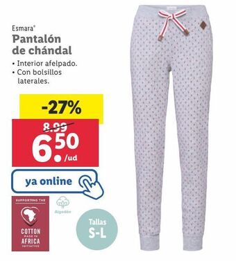 Lidl Pantalones esmara oferta