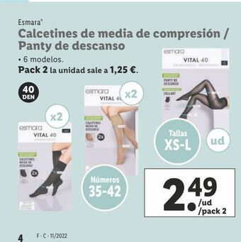 Lidl Calcetines esmara oferta